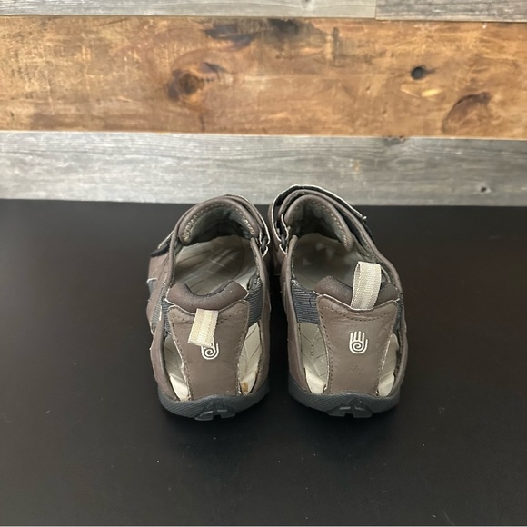 Teva Deacon Fisherman Sandal Men's 10 Brown Hook & Loop Mesh Water Resistant - Picture 3 of 9